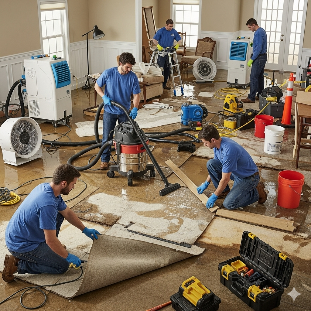 Triangle Legacy provides professional water damage restoration services in Bowie, MD. Our team is equipped with advanced tools like industrial-grade dehumidifiers, air movers, and water extractors to efficiently dry out affected areas. We specialize in comprehensive services including water extraction, structural drying, and content manipulation. Trust Triangle Legacy in Bowie, MD for reliable water damage restoration.