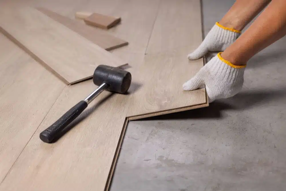 Skilled contractors installing premium hardwood flooring – Hardwood Floor Installation North Atlanta GA