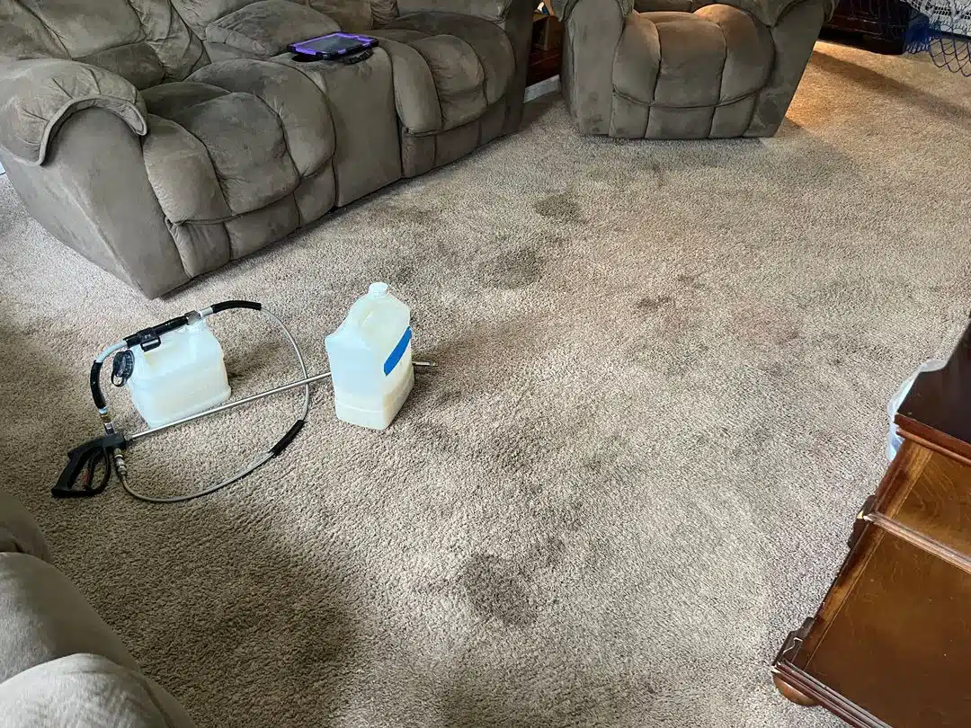 Professional Residential Carpet Cleaning Montclair VA by Spotless Carpet Cleaning & Hardwood Floor Care using pro equipment.