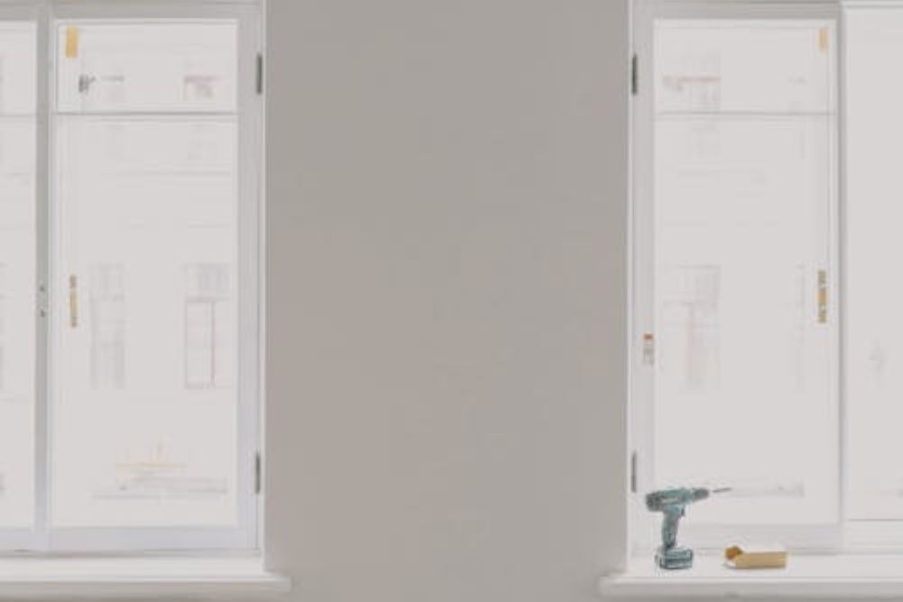 High-quality residential windows installation Washington MN showing finished white frames.