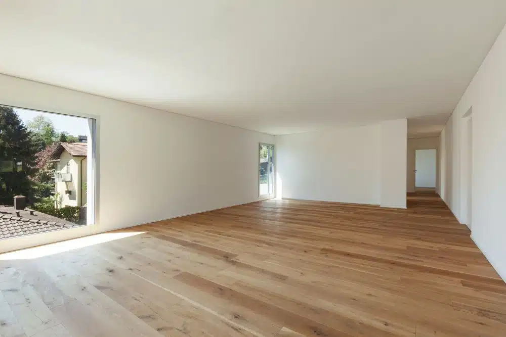 Spacious modern room with bright natural light and spotless flooring after LVT Deep Clean & Protect Mercer Island service.