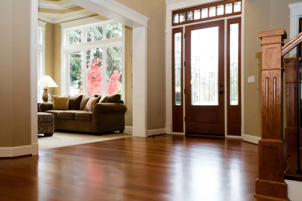 Screen and Recoat Sammamish WA hardwood floor refinishing bringing back floor shine and protection