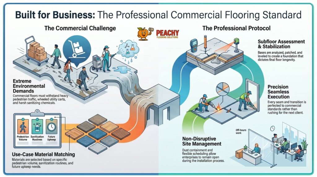 North Druid Hills, GA Commercial Flooring Installation