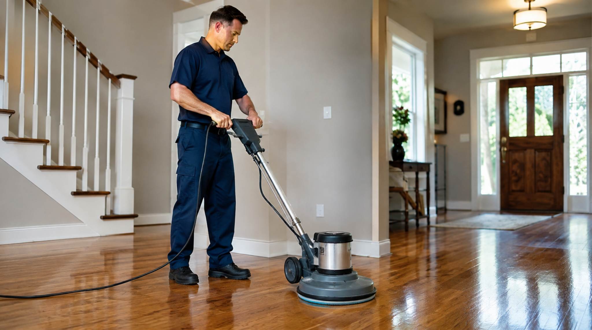 A helpful guide outlining common hardwood damage factors in Bothell, including seasonal humidity shifts, trail grit, and wax buildup, emphasizing the value of proactive floor cleaning maintenance Bothell WA.